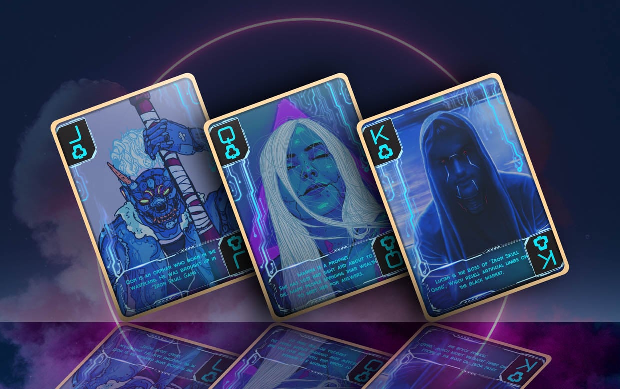 Play Some Cyberpunk Poker with These Cyber Crisis Playing Cards