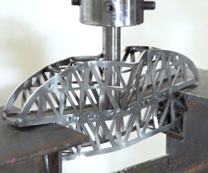 Hydraulic Press vs. Steel Bridges