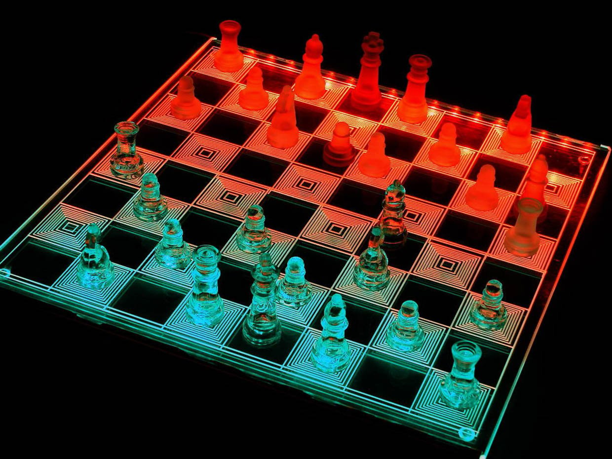 Photon LED Chess Board