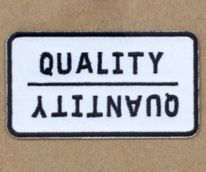 Quality/Quantity Patch