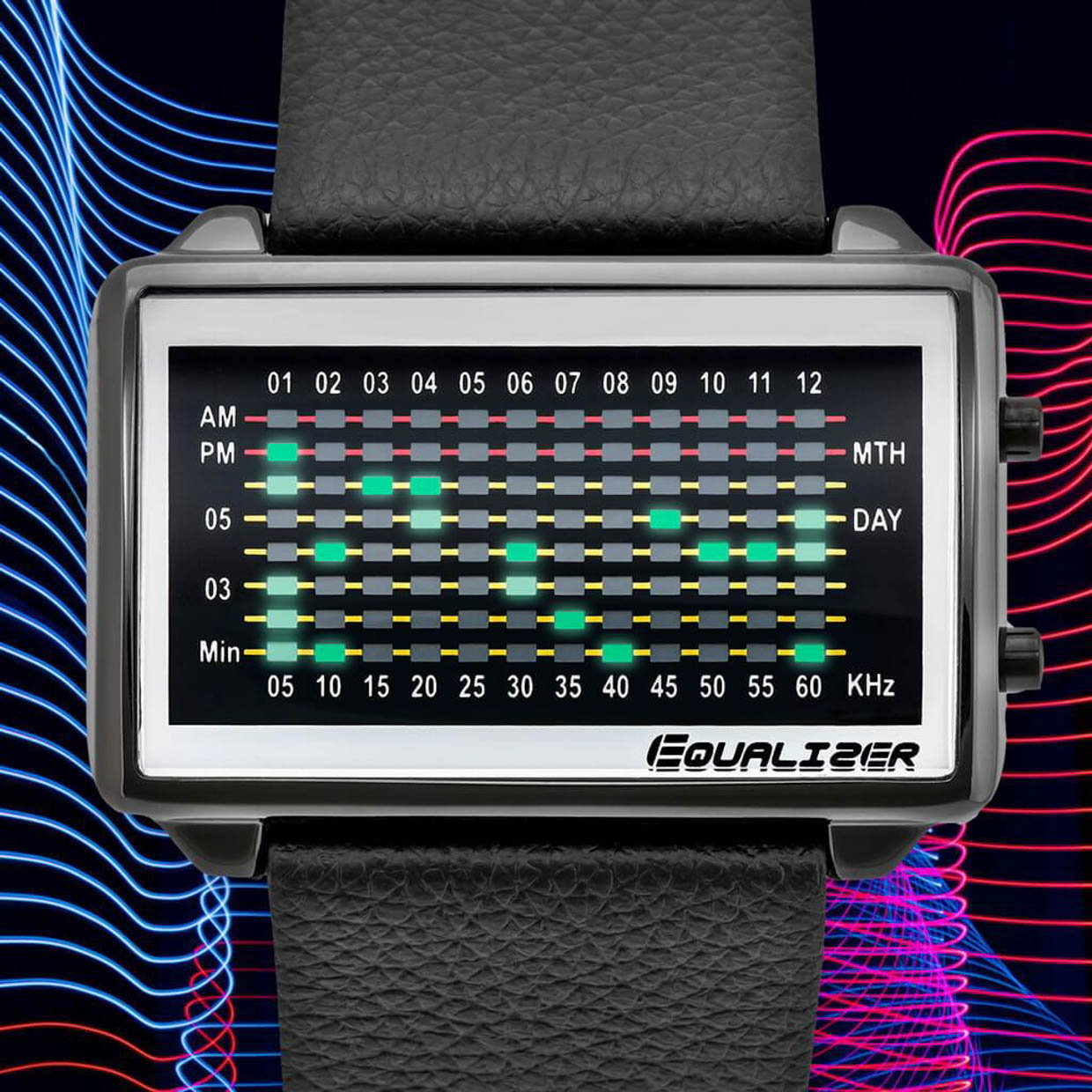 Equalizer High Frequency LCD Watch