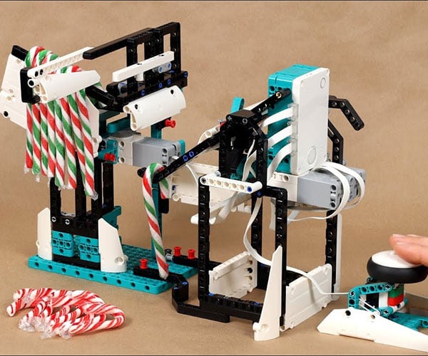 LEGO Candy Cane Catapult