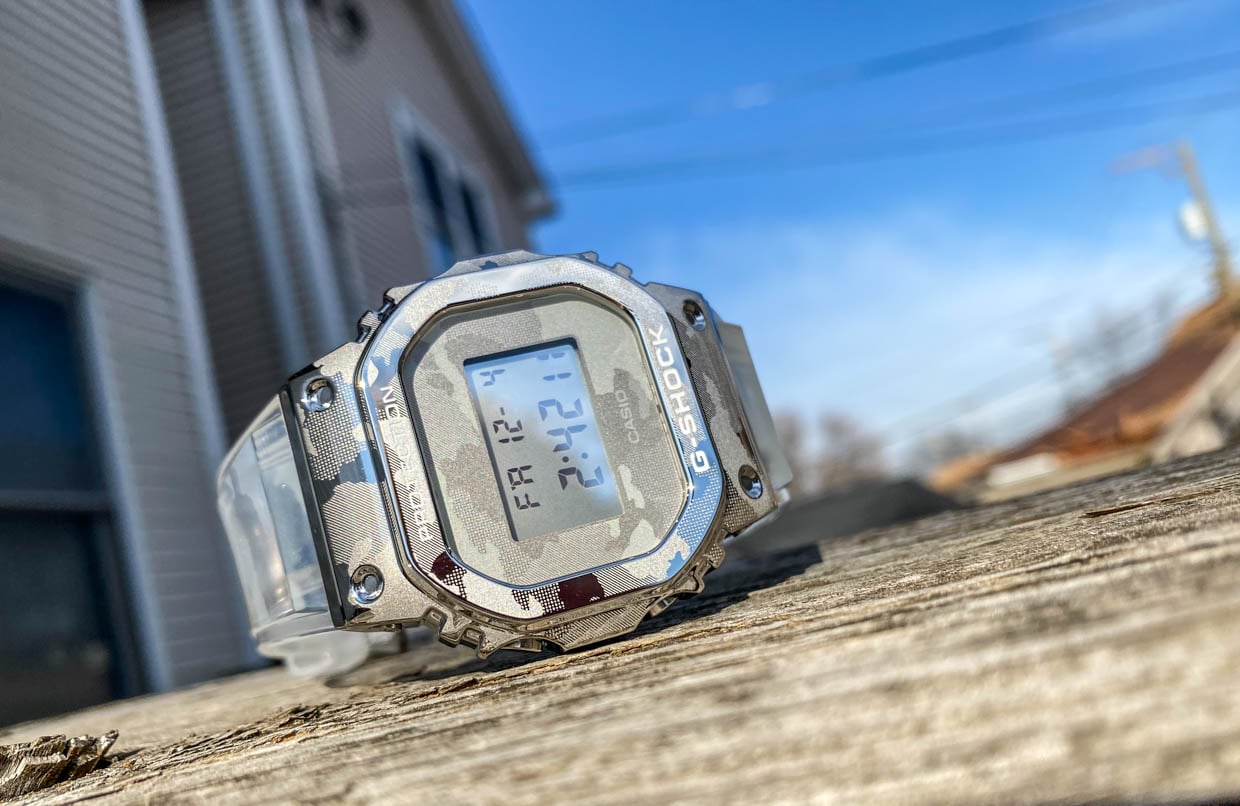 G-SHOCK Transparent Camo Watches