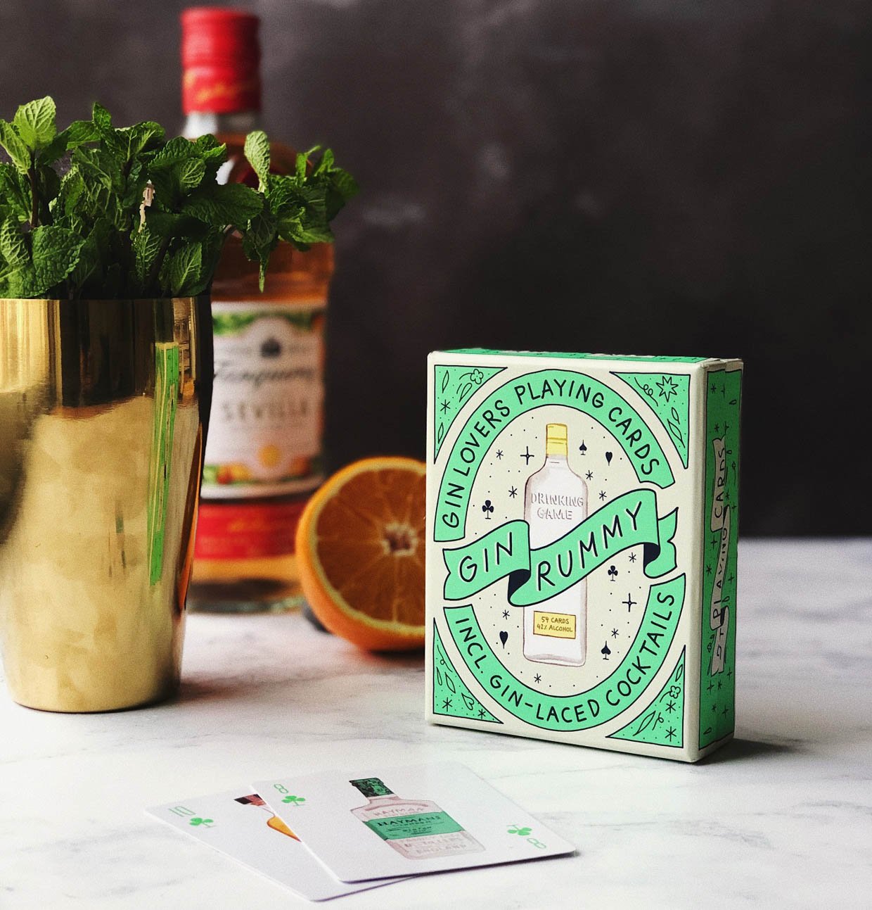 Gin Rummy Cocktail Playing Cards