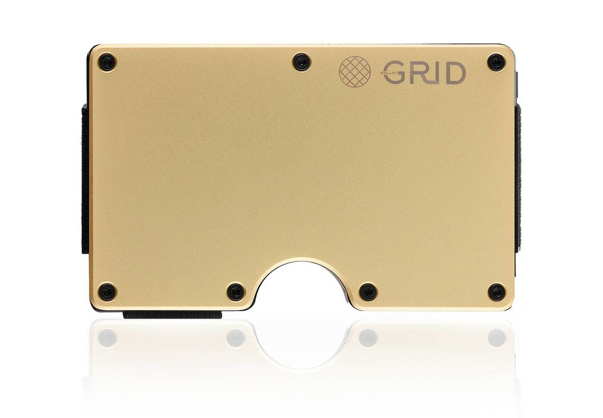 GRID Slim Copper Wallet
