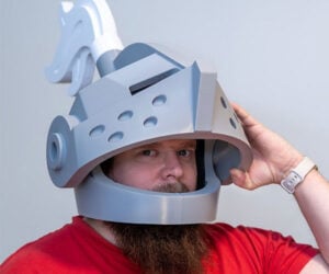 Life-size LEGO Knight Helmet