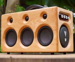 Pallet Wood Bluetooth Speaker