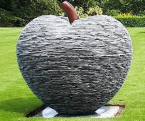 Sculpting a Giant Stone Apple