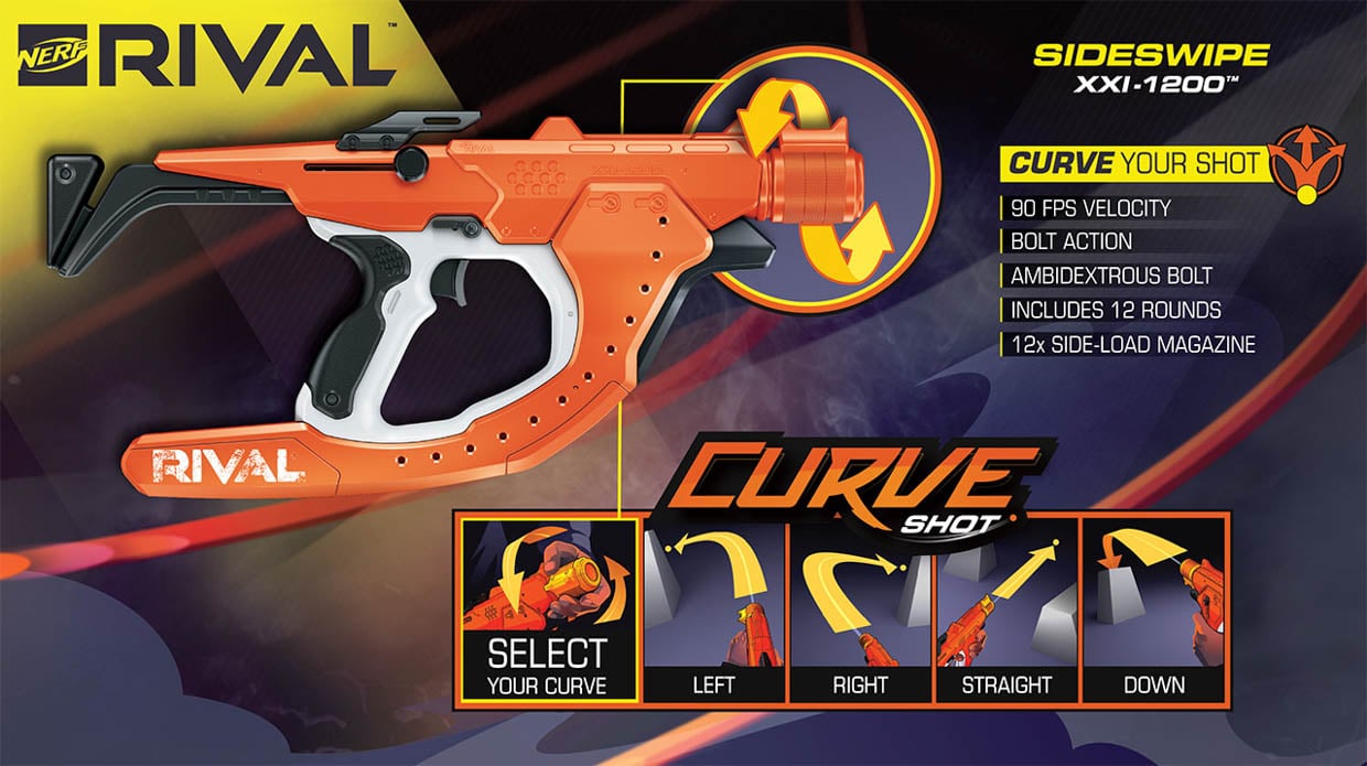 NERF Rival Curve Blasters