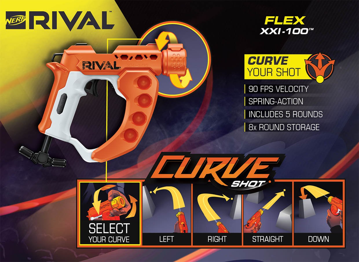 NERF Rival Curve Blasters