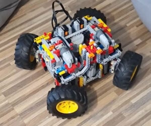 Transforming LEGO Technic Car