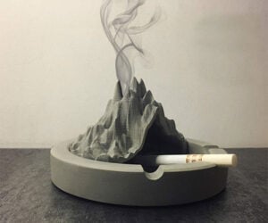 Smoking Volcano Ashtray