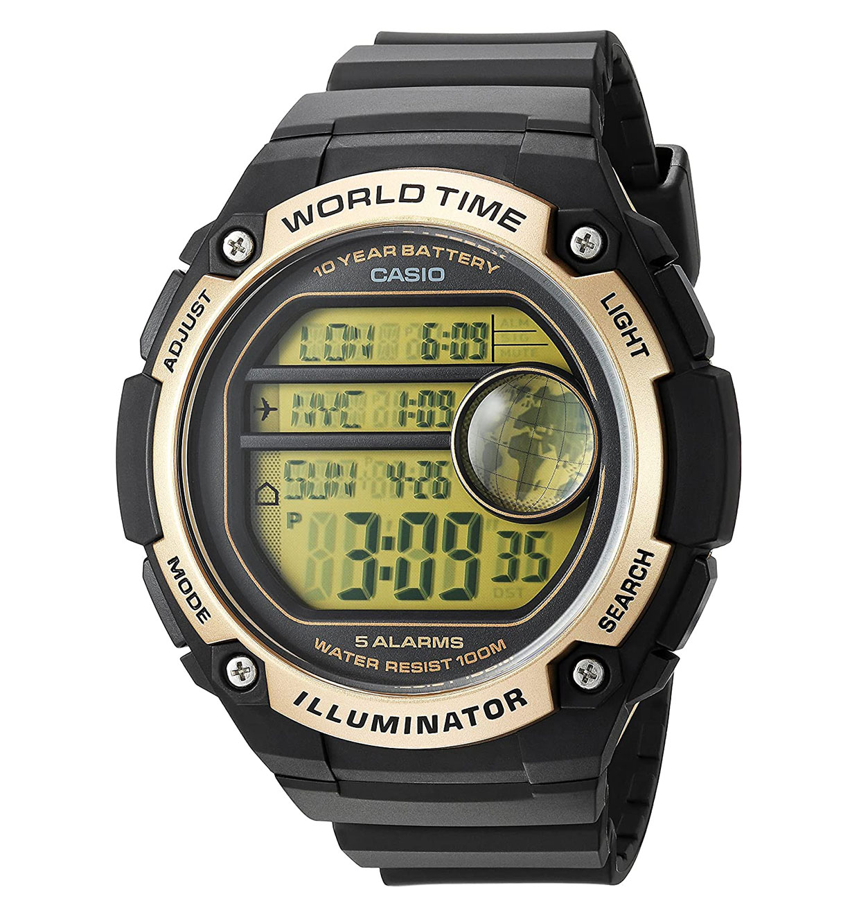 Casio AE-3000W World Time Watch