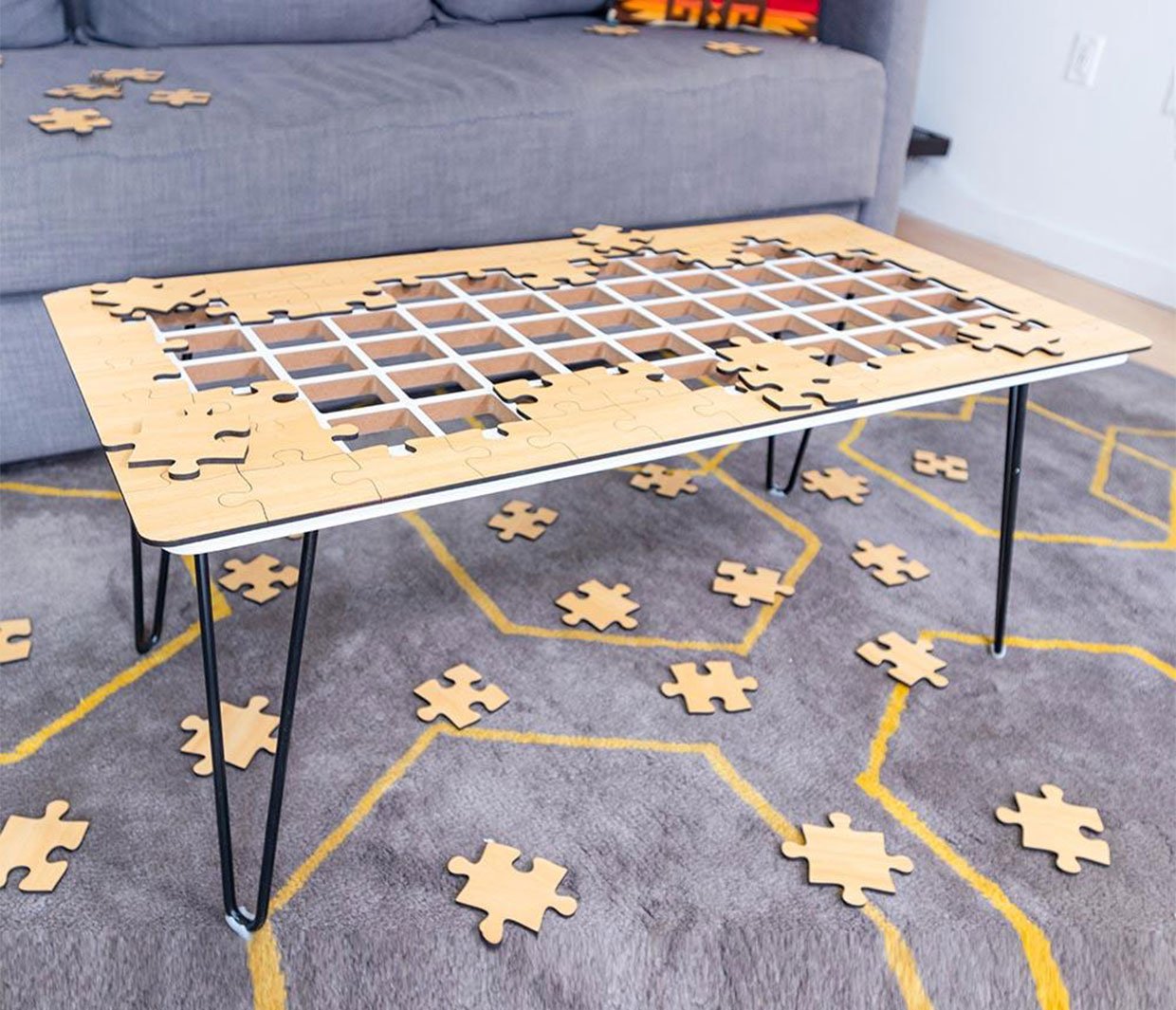 Jigsaw Puzzle Coffee Table