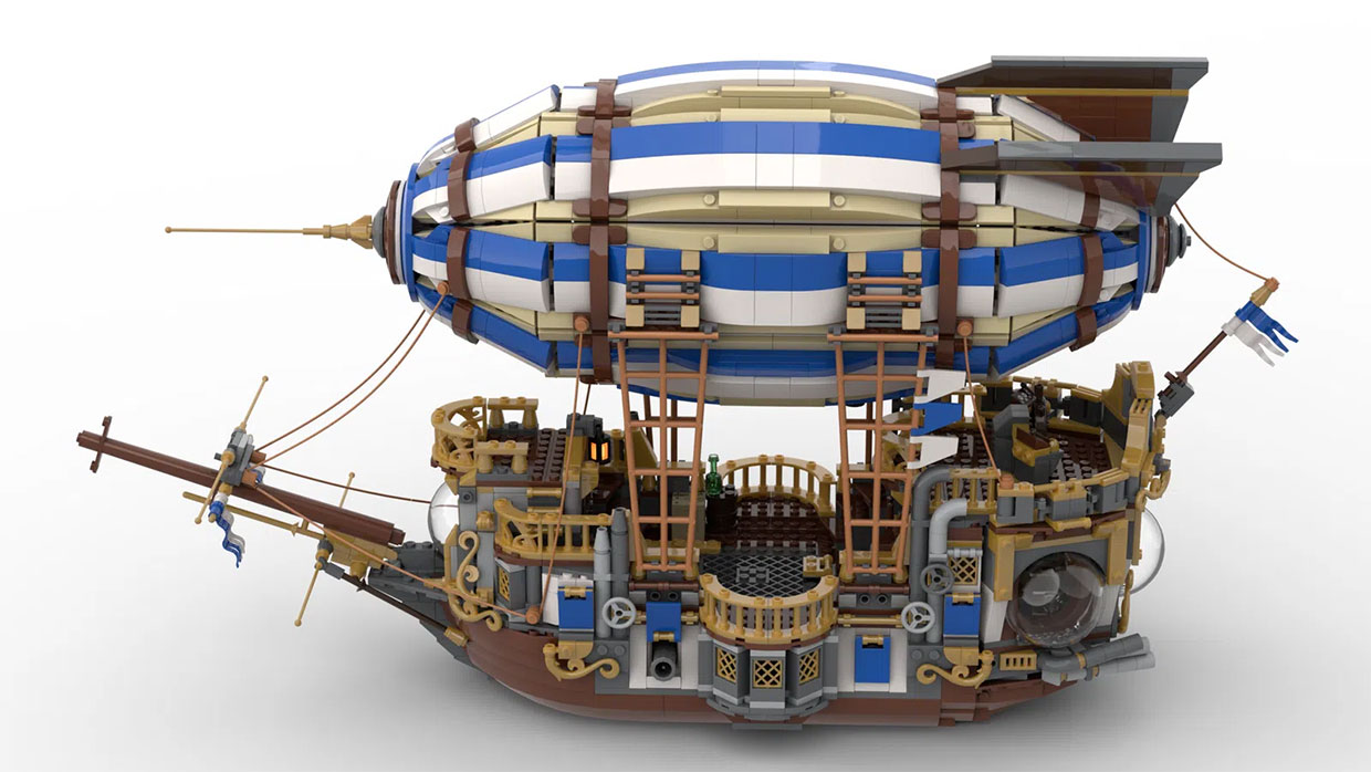 LEGO Ideas Steampunk Airship