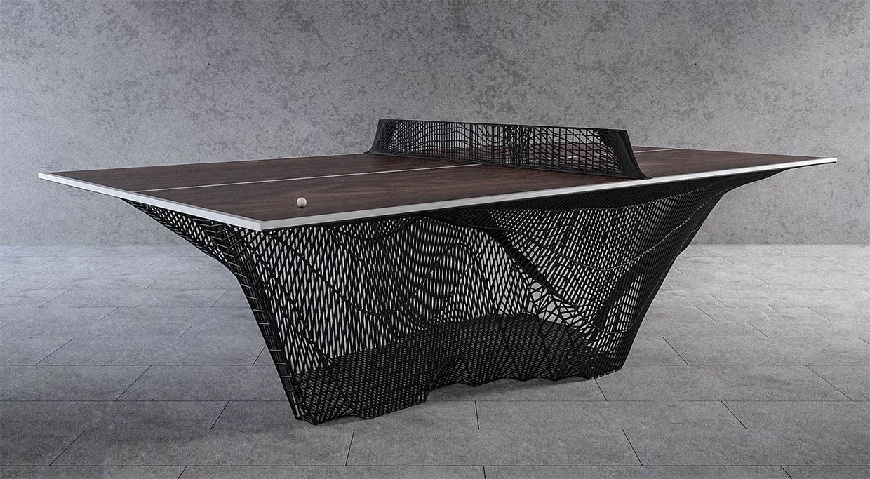 Plexus 3D-Printed Ping Pong Table