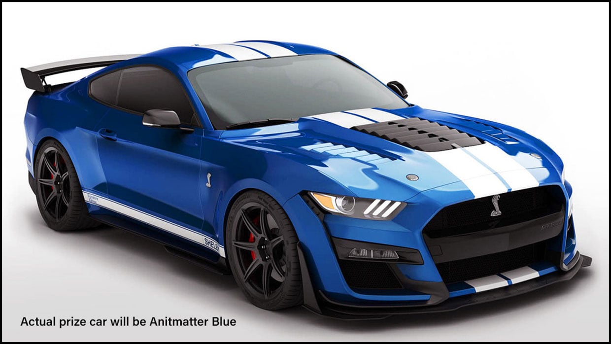 Win an 800+HP Ford Mustang Shelby GT500SE