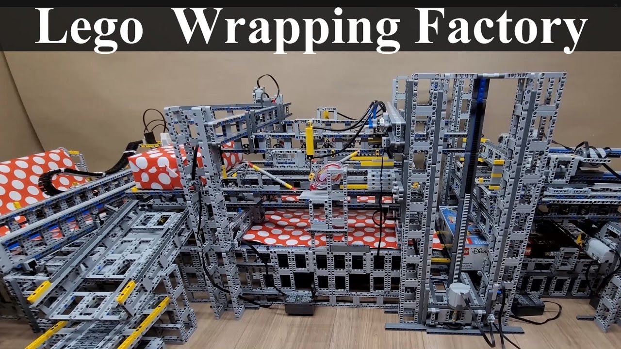 Never wrap a gift again with the LEGO wrapping factory
