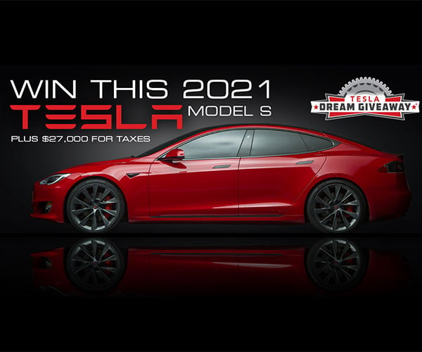 Win a Loaded 2021 Tesla Model S Performance