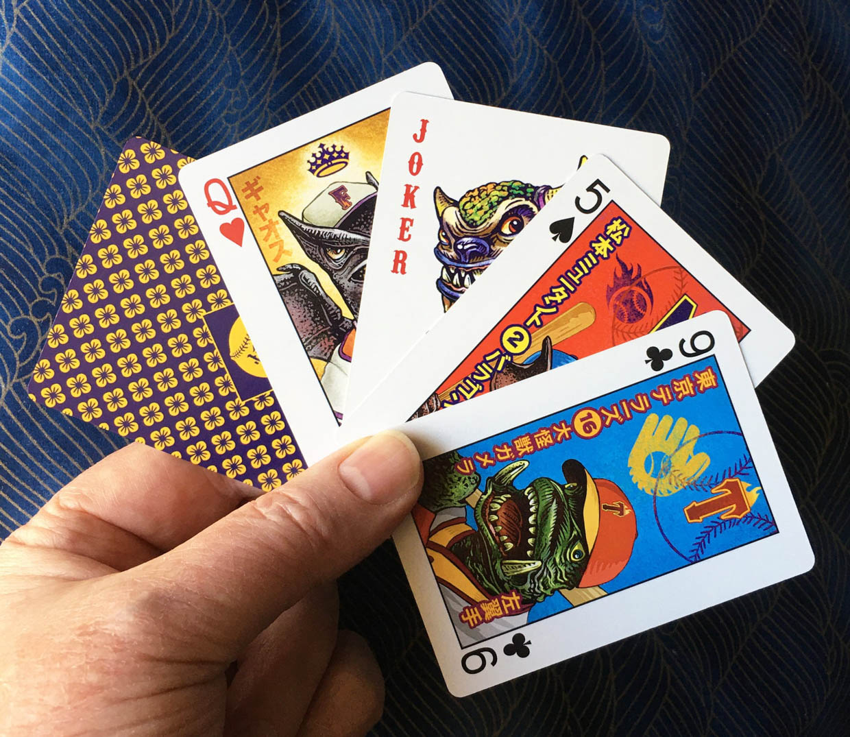 Kaiju Baseball Playing Cards
