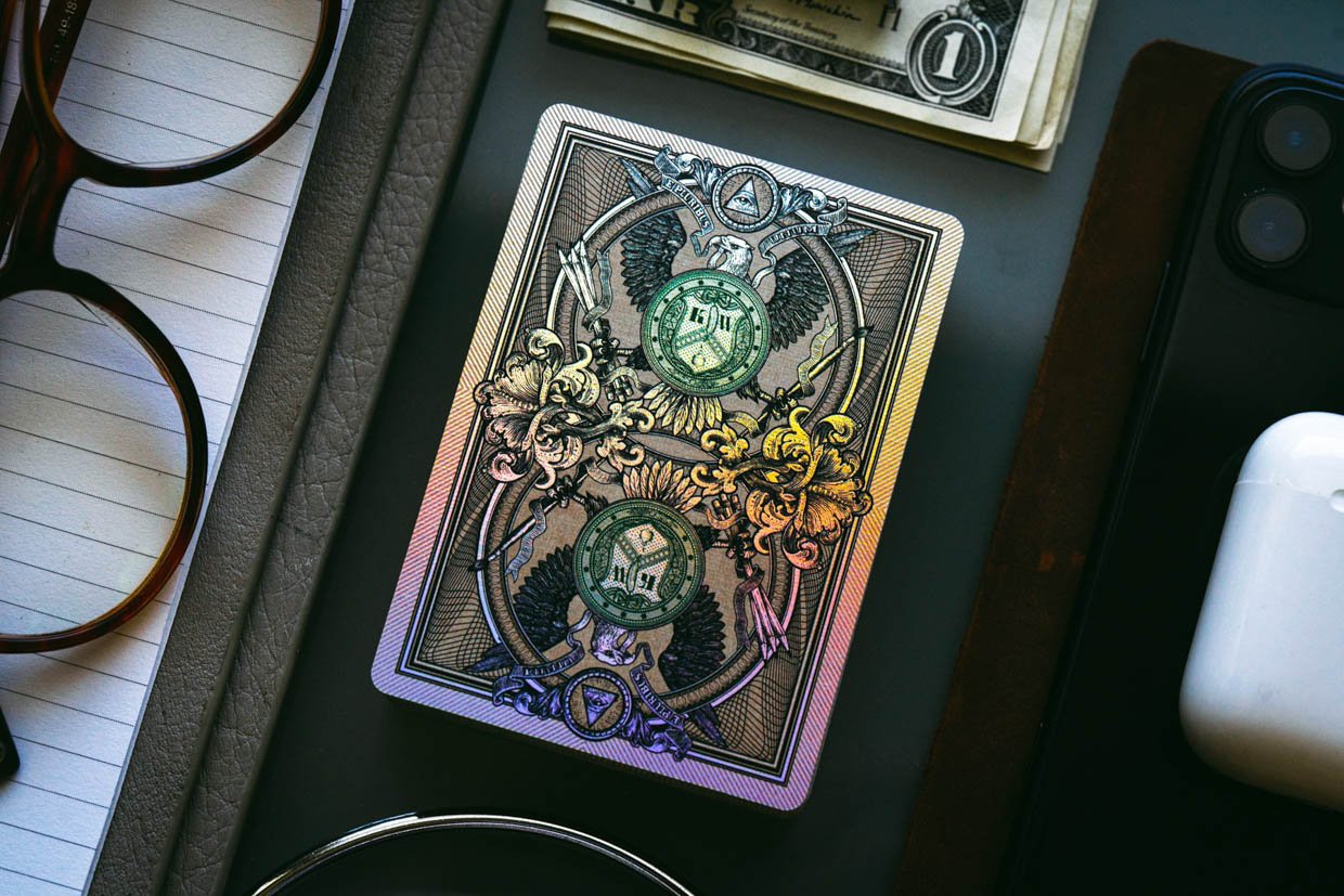 Holographic Legal Tender V.2 Playing Cards