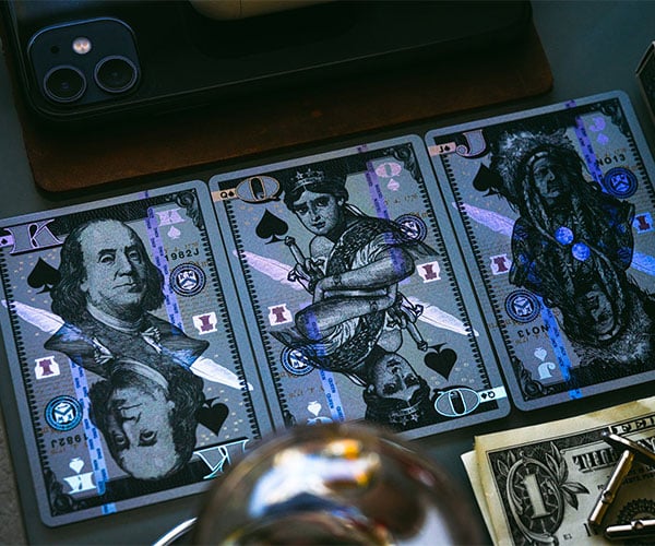 Holographic Legal Tender V.2 Playing Cards