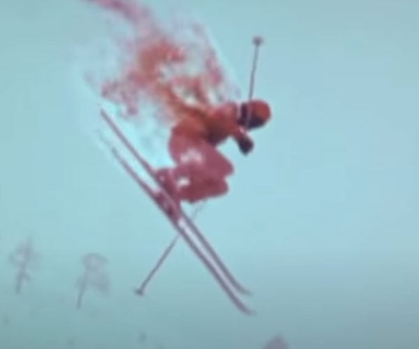 The Mystery of the Flaming Skier
