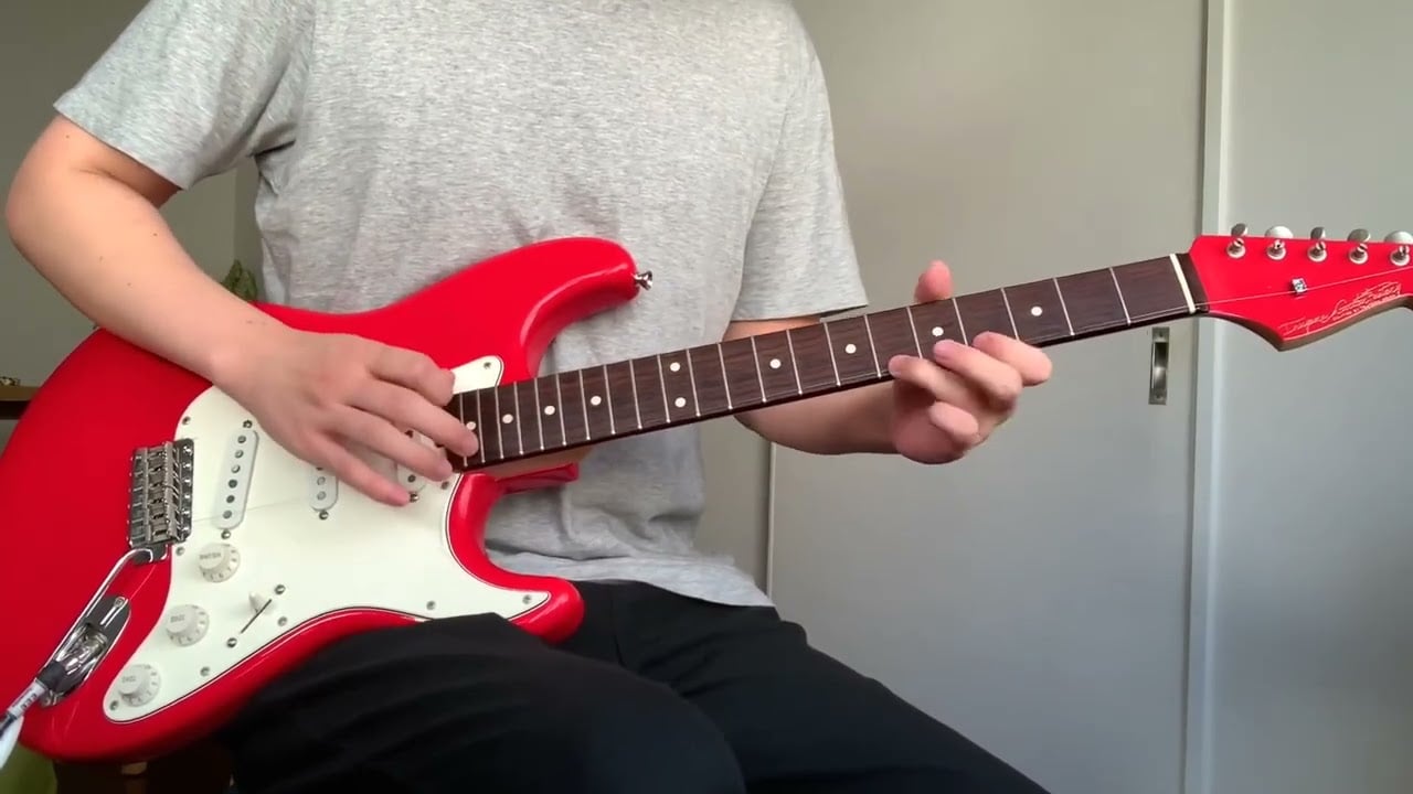 Playing a Guitar with Just One String