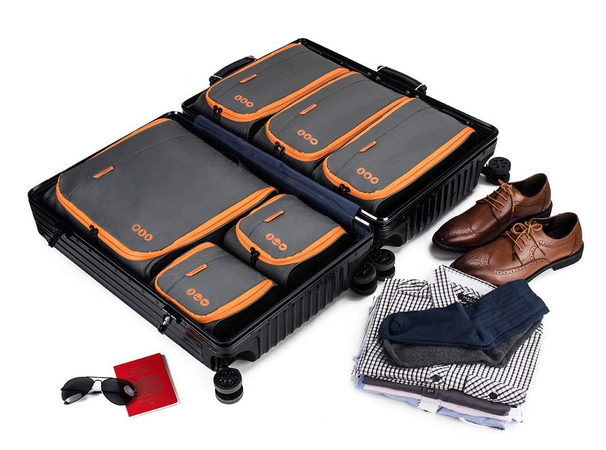BAGSMART Travel Packing Cubes 3 Sets Luggage Organizer for Carry-on Accessories 