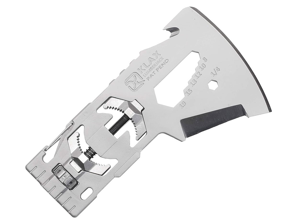 Klecker Knives T03 Klax Lumberjack Axe Head 10-In-1 Tool Nylon Sheath KKT03 