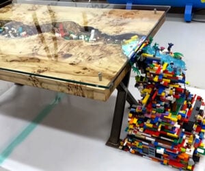 LEGO River + Waterfall Table
