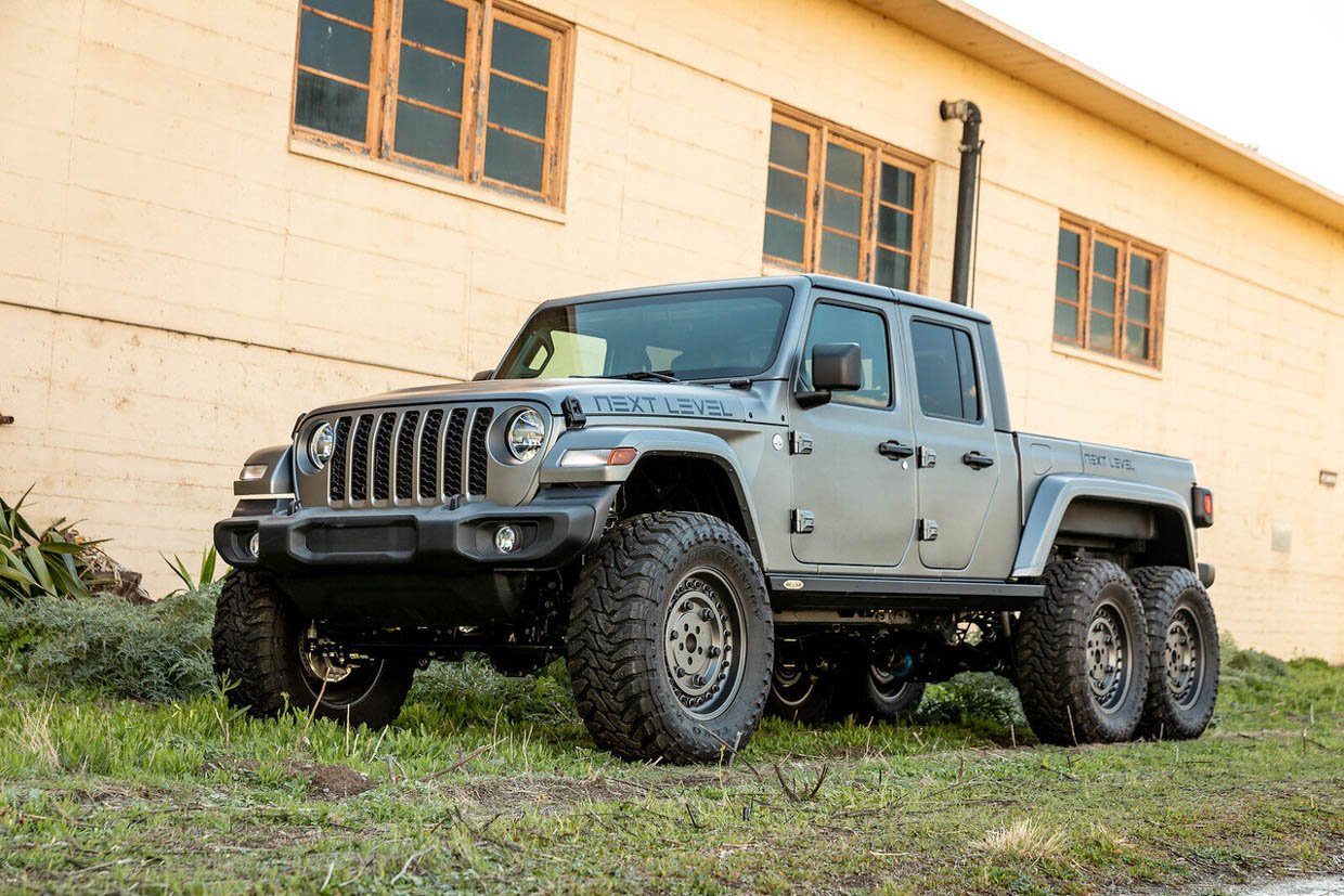Next Level Gives the Jeep Gladiator 6-Wheel-Drive