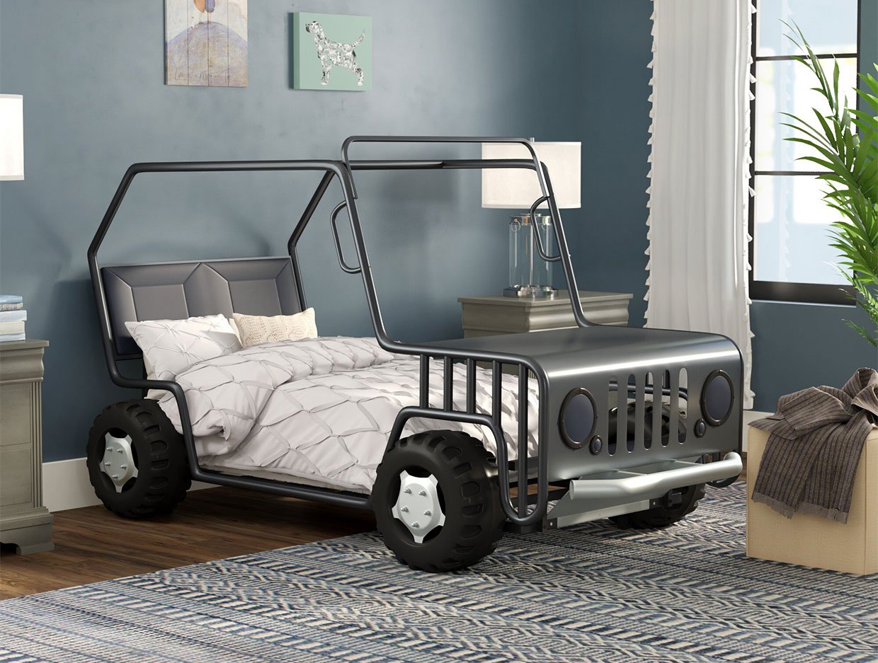 Off-Road Car Twin Bed