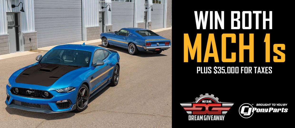 Win Two Ford Mustang Mach 1s