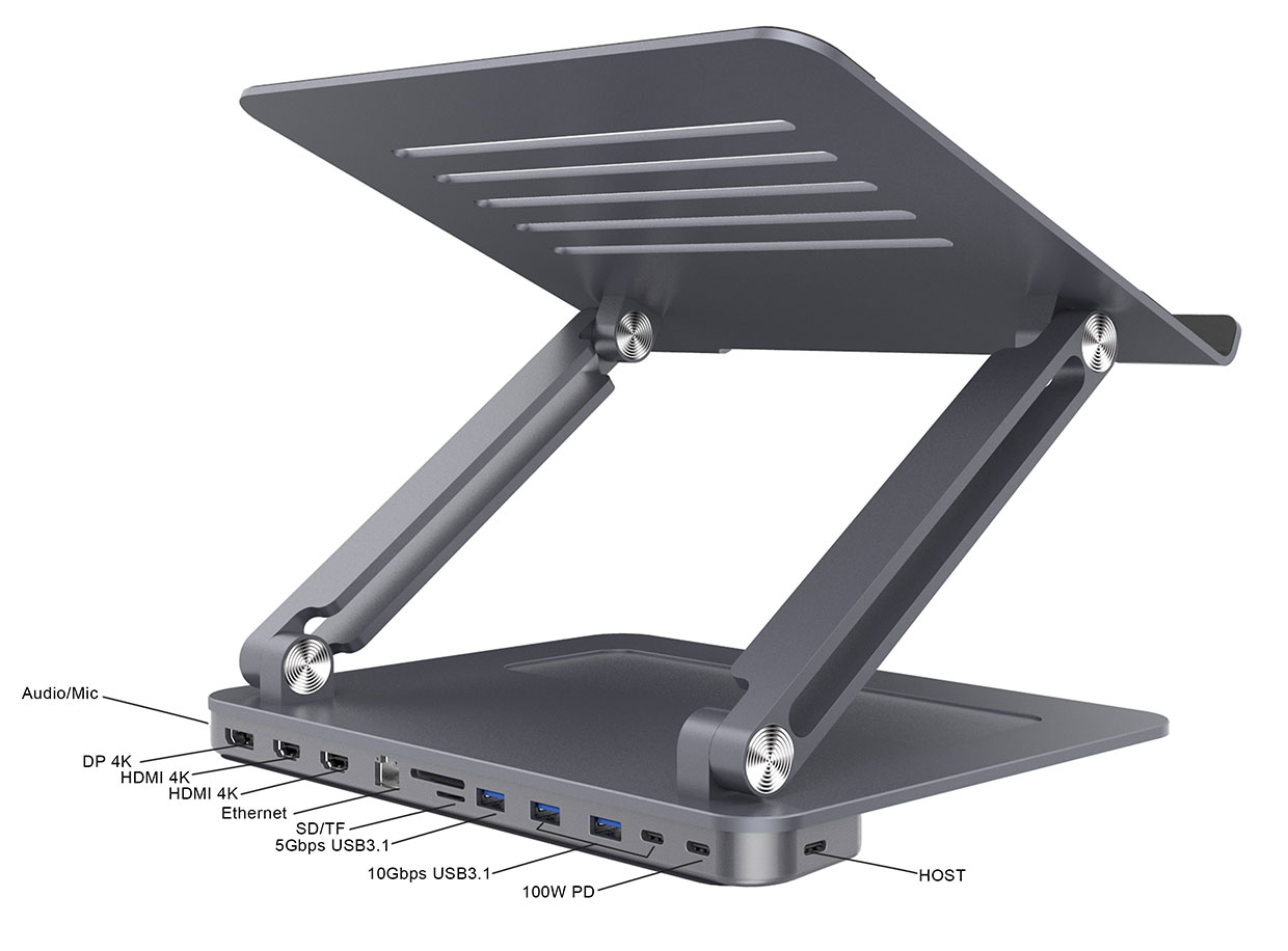 13-in-1 Laptop Riser and Dock