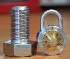 Turning Bolts into a Combination Lock