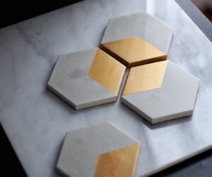 Concrete Hexagonal Coasters