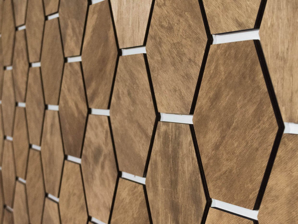 Honeycomb Wood Wall Panels