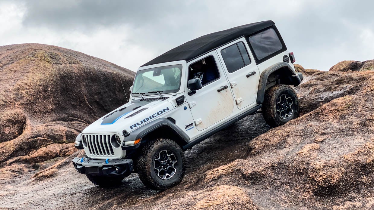 We Review the 2021 Jeep Wrangler 4xe Rubicon - How Good Is the Plug-in ...