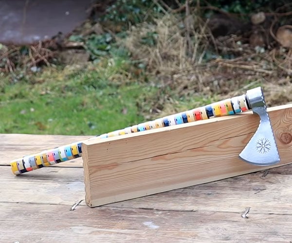 Making a Tomahawk with a LEGO Handle