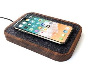 Wood iPhone Charging Station
