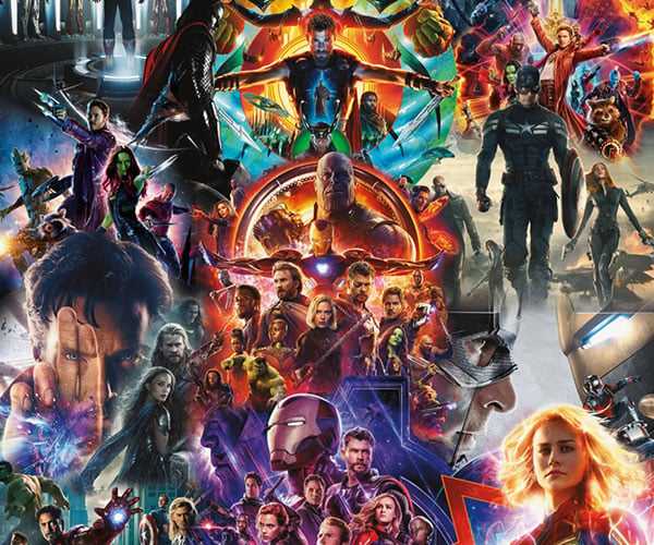 Marvel Cinematic Universe Mega Collage Puzzle