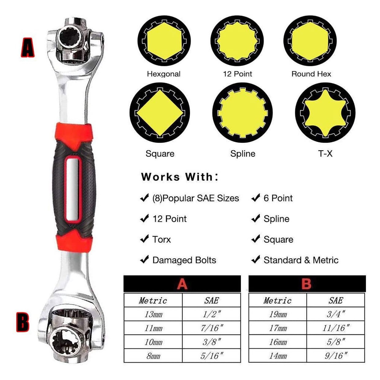 Universal 48-in-1 Socket Wrench