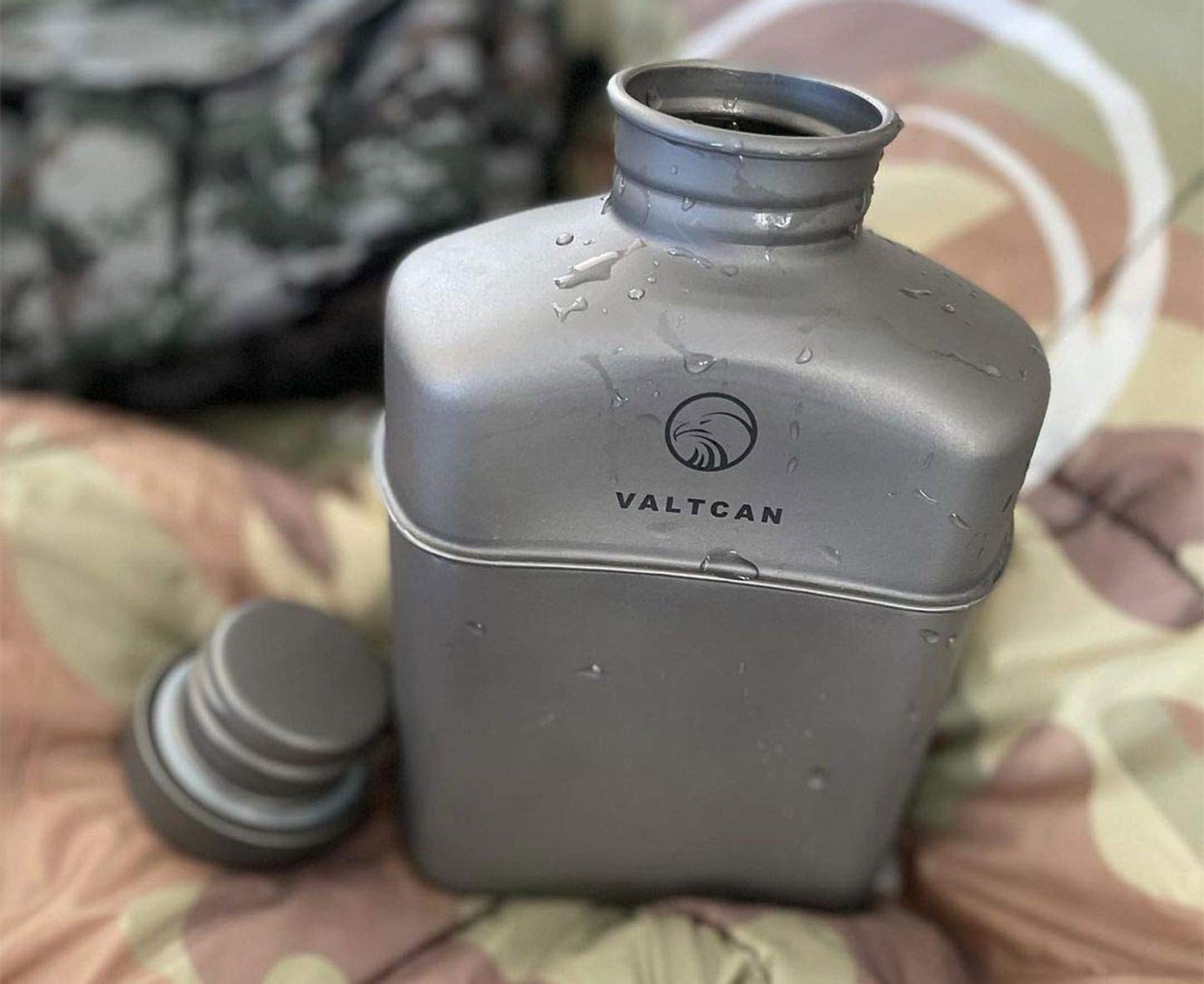 Valtcan Titanium Military Canteen + Mess Kit
