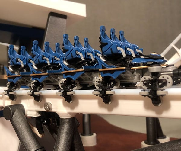 3D Printed Roller Coaster