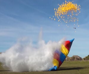 Launching Stuff from an Air Blob
