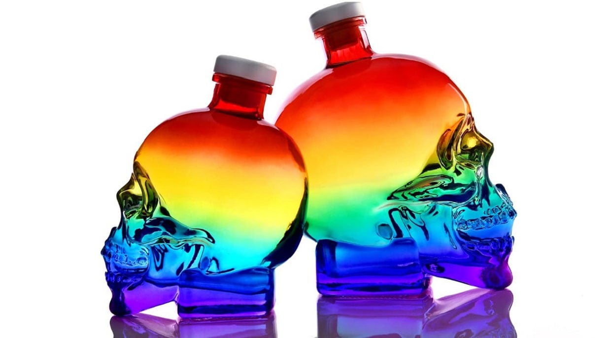 Crystal Head Vodka Pride Bottle