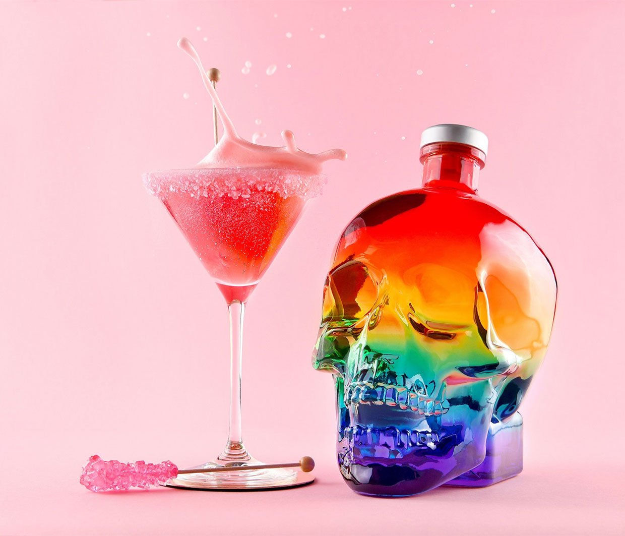 Crystal Head Vodka Pride Bottle