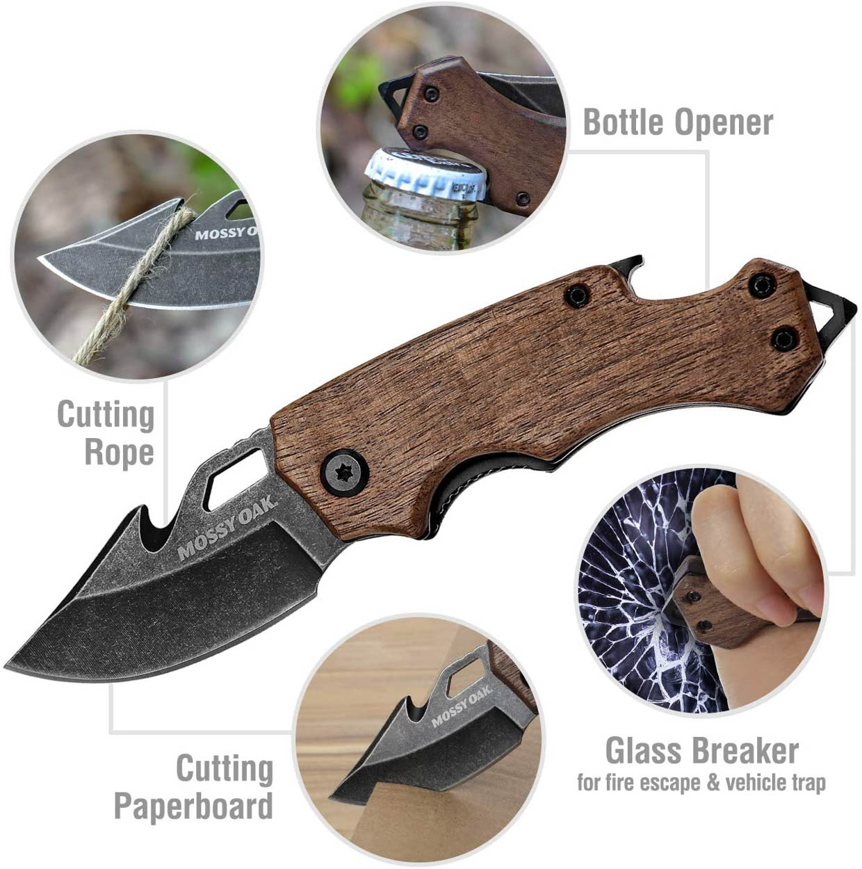 Mossy Oak Mini Folding Knife