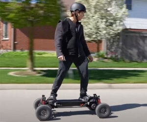 Overpowering an Electric Skateboard